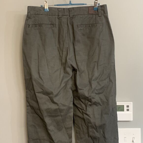 Caribbean Joe Pants Olive Casual Stretch Active Wide Leg Womens Sz‎ 12 EUC - Picture 5 of 12